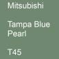 Preview: Mitsubishi, Tampa Blue Pearl, T45.